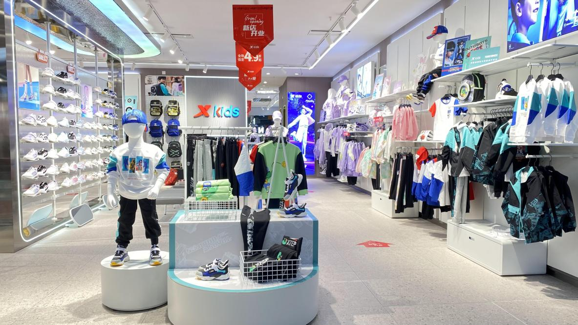 特步兒童強勢入駐錢江商城，盛大開業！