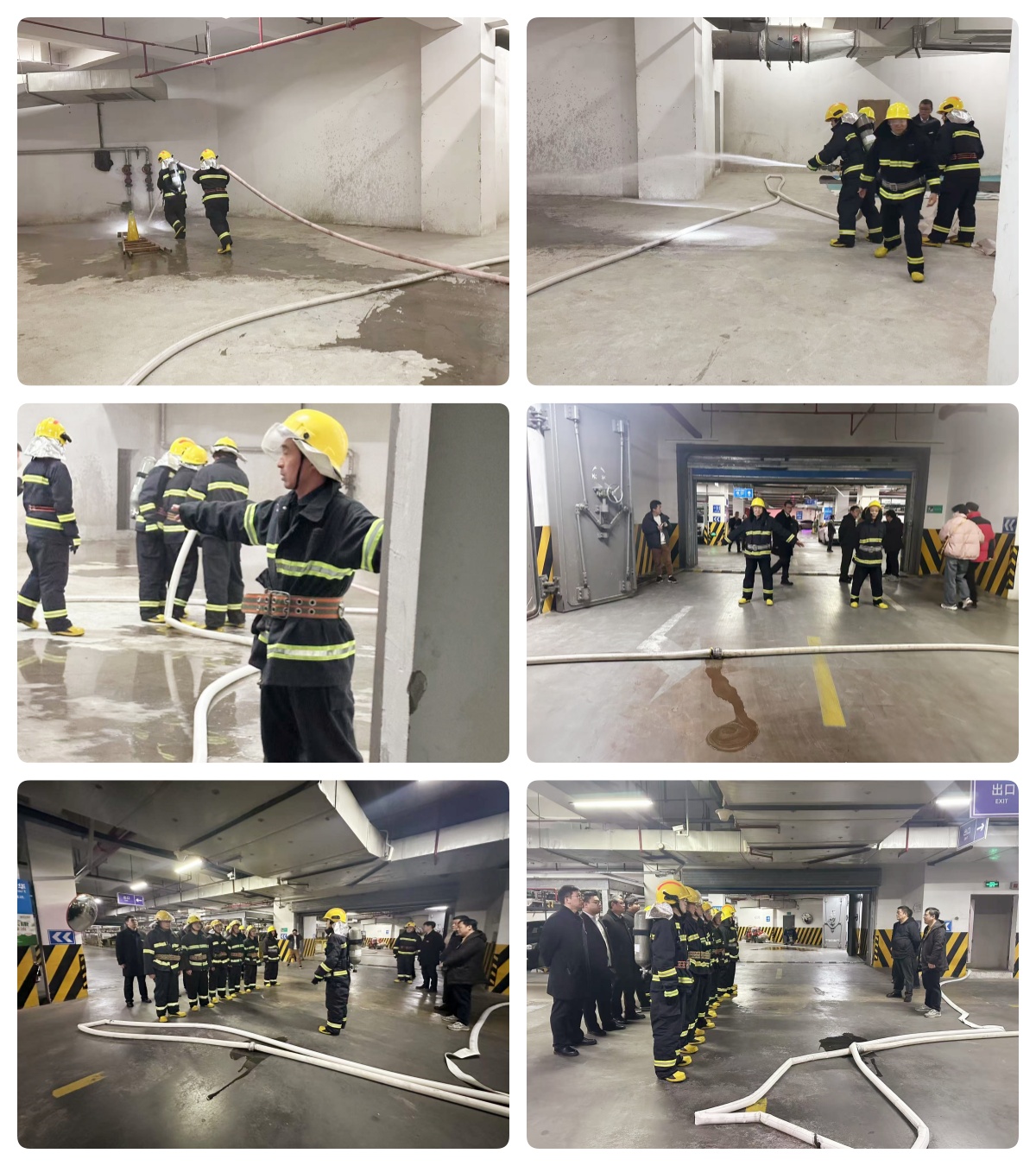 水晶城聯合大關街道、錢江商城開展消防聯勤聯動演練